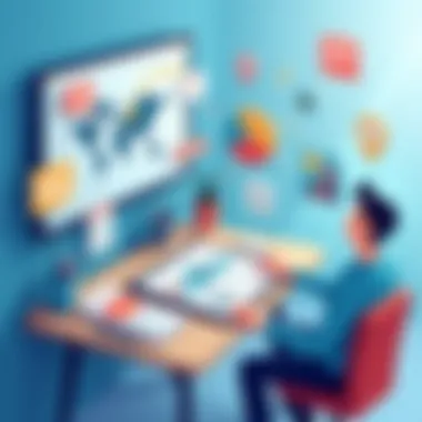 Maximizing Reach with Targeted Advertising Digital advertising concept design