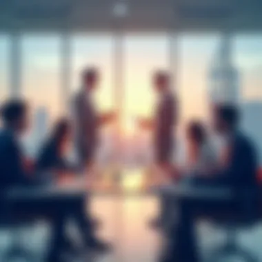 Problem-solving workshop in a corporate environment
