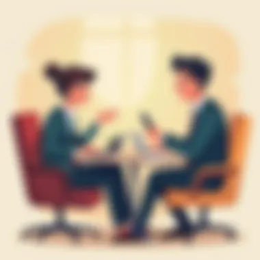 Private conversation emphasizing clear communication Person engaging in a private conversation