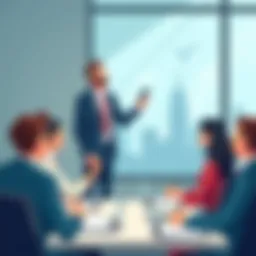Visual representation of the prospecting phase in sales