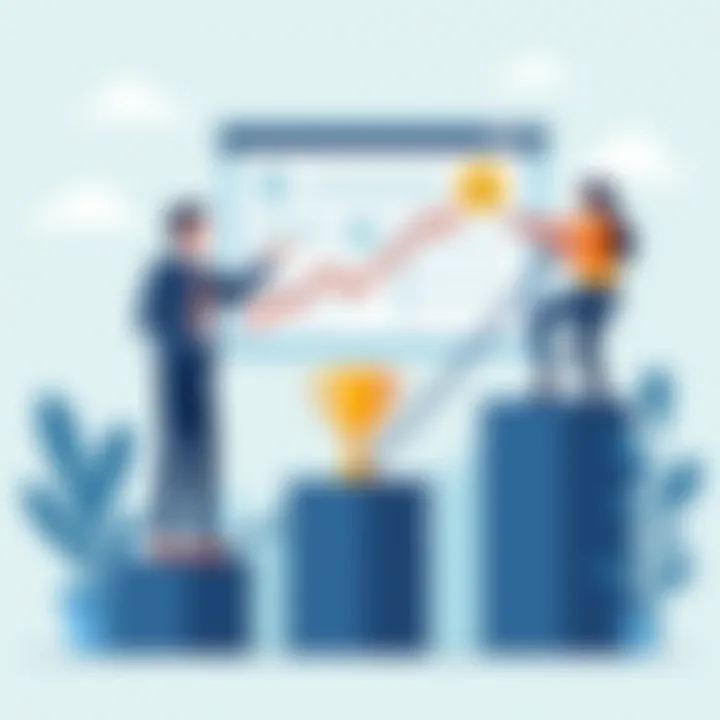 Illustration depicting the lead qualification process